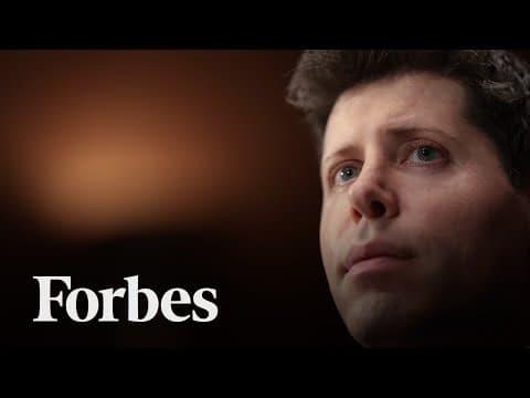 OpenAI CEO Sam Altman On The Breakthrough Potential Of AI | Forbes