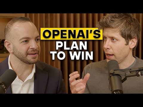 Sam Altman: How OpenAI Wins, ChatGPT's Future, AI Buildout ...