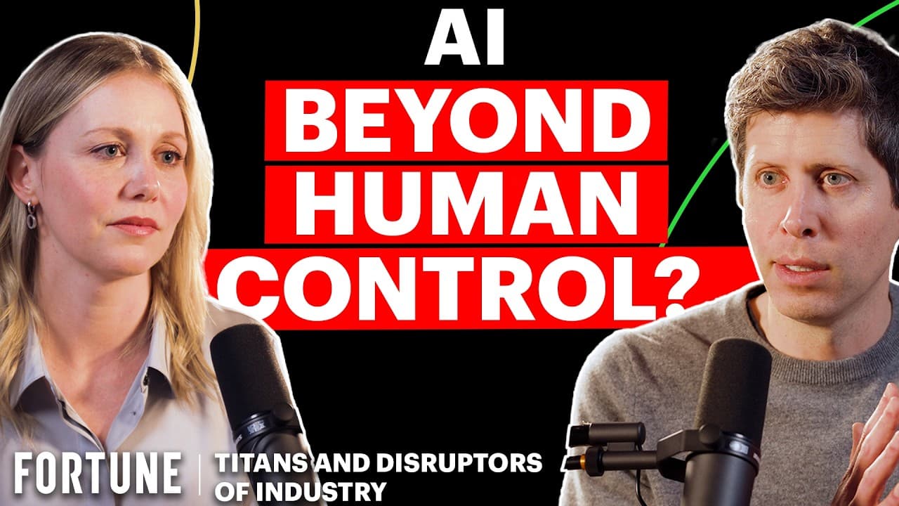 Altman: AI Beyond Human Control “Absolutely” Possible, Vows Safeguards | Titans and Disruptors