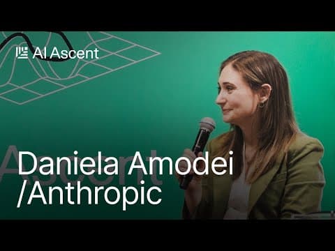 Trust, reliability, and safety in AI ft. Daniela Amodei of ...