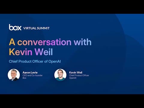 A conversation with OpenAI's Chief Product Officer, Kevin Weil