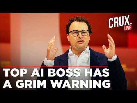LIVE | Anthropic CEO Dario Amodei Says AI Will Cause \"White Collar Bloodbath\", Mass Unemployment