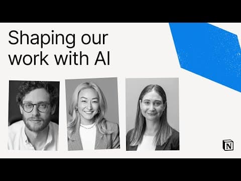 Make with Notion 2024: Shaping our work with AI (Dan Shipper, Sarah Guo, Daniela Amodei)