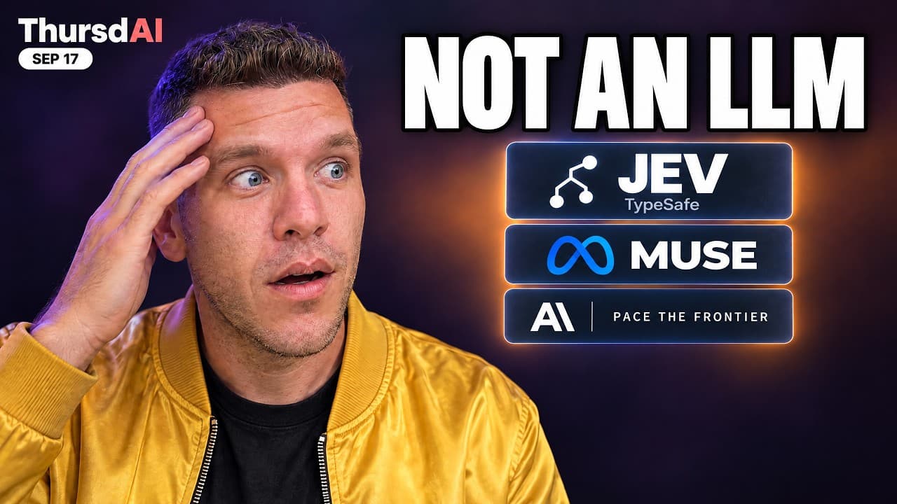 Why is everyone freaking out about Jev from TypeSafe? It's not an LLM! + Pacing the frontier labs