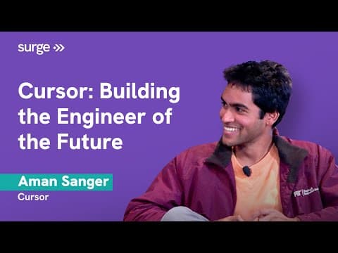 Cursor Co-Founder Aman Sanger on the Journey from 0-$100 ...