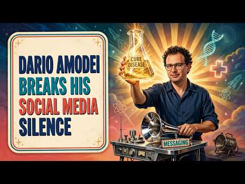 Dario Amodei Breaks His Social Media Silence