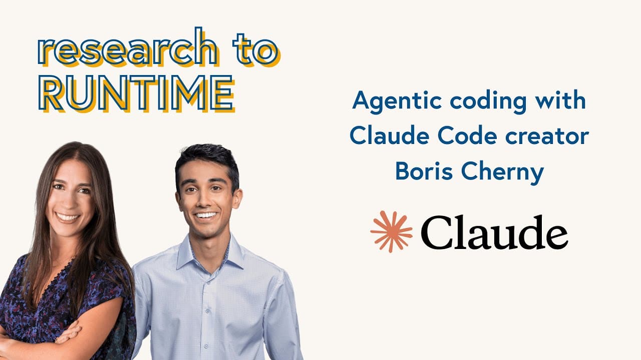 Agentic coding with Claude Code creator Boris Cherny | Full ...