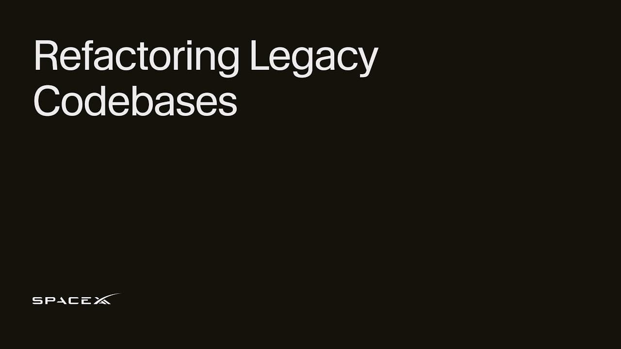 Refactoring Legacy Codebases