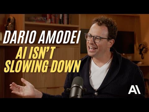 Anthropic CEO Dario Amodei: AI's Potential, OpenAI Rivalry ...