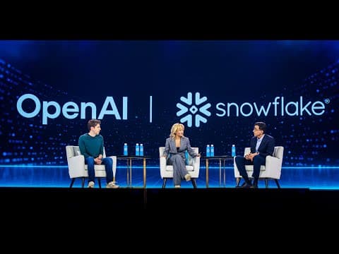 Sam Altman Talks AGI Timeline \u0026 Next-Gen AI Capabilities | Snowflake Summit 2025 Fireside Chat