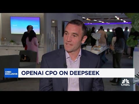 OpenAI CPO Kevin Weil on DeepSeek: The 'first big salvo' in ...