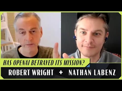 The Open Source AI Question | Robert Wright & Nathan Labenz